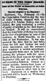 motley end Richmond dispatch February 15, 1887